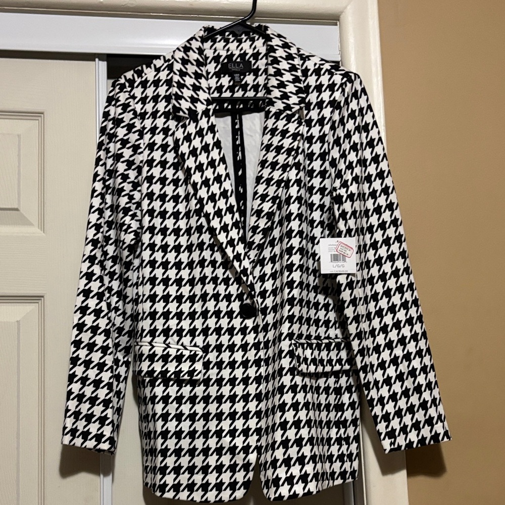 Black and White Blazer